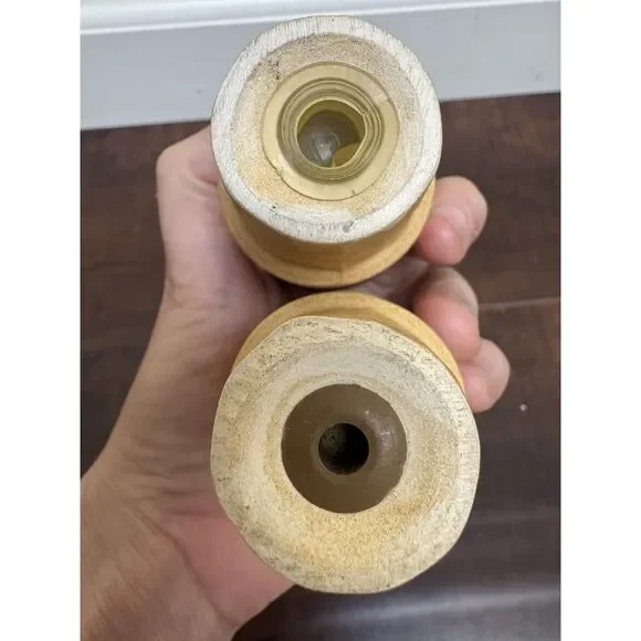 Tastee-Freez Salt & Pepper Shakers Rare Vintage Mid Century Ice Cream Cone Decor - Picture 7 of 8